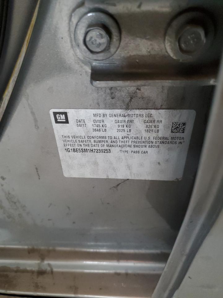 2017 Chevrolet Cruze Lt VIN: 1G1BE5SM1H7239253 Lot: 81037545