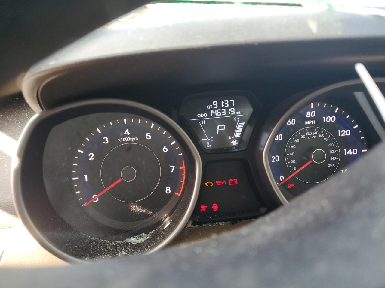 2013 Hyundai Elantra Gls VIN: 5NPDH4AE1DH351780 Lot: 81754285