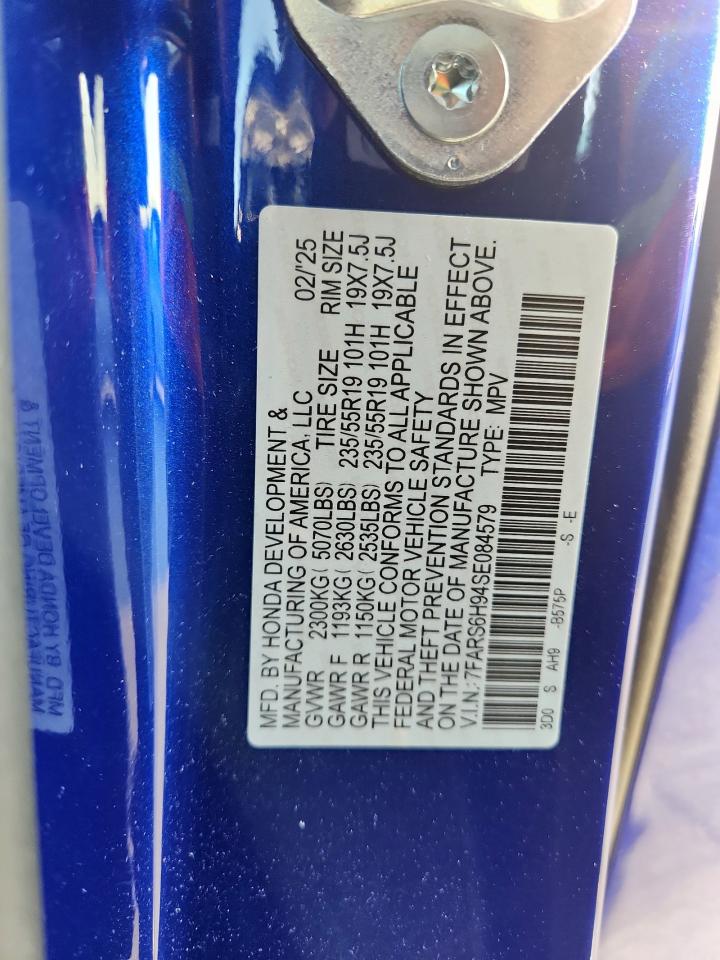 2025 Honda Cr-V Sport Touring VIN: 7FARS6H94SE084579 Lot: 80746895