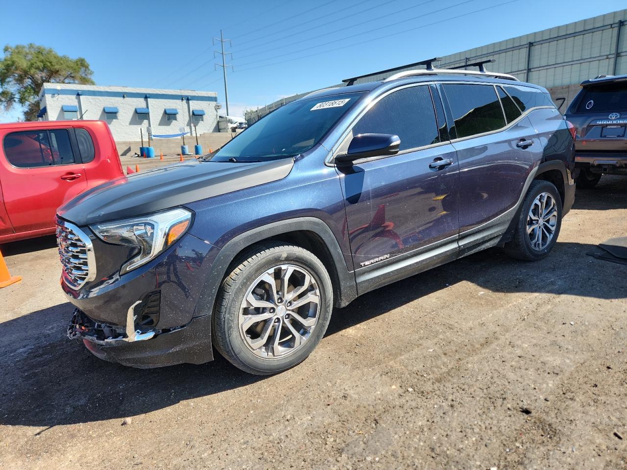 2018 GMC Terrain Slt blue null gas 3GKALPEXXJL336810 photo #1