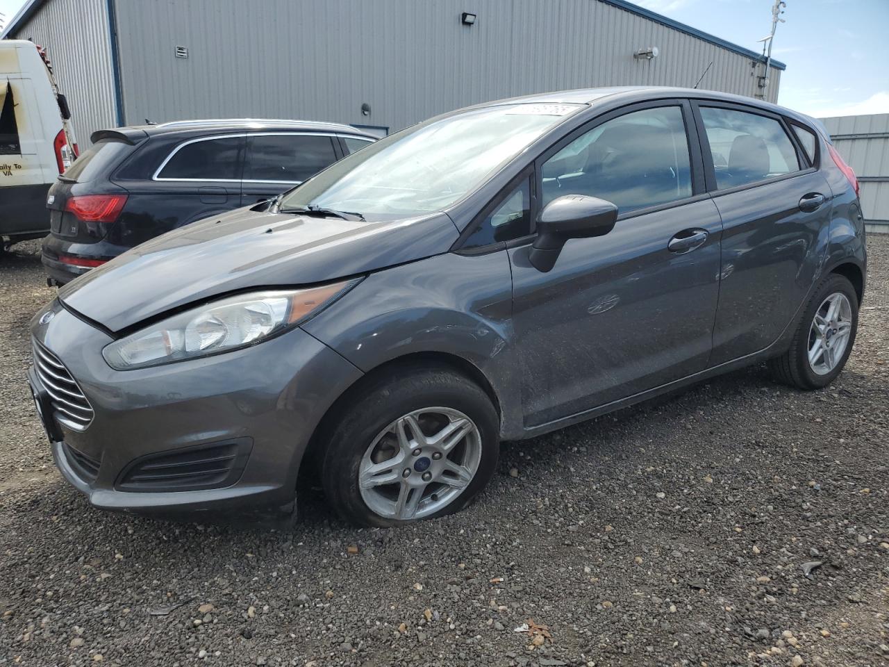 2018 Ford Fiesta Se grey null gasoline 3FADP4EJXJM131897 photo #1