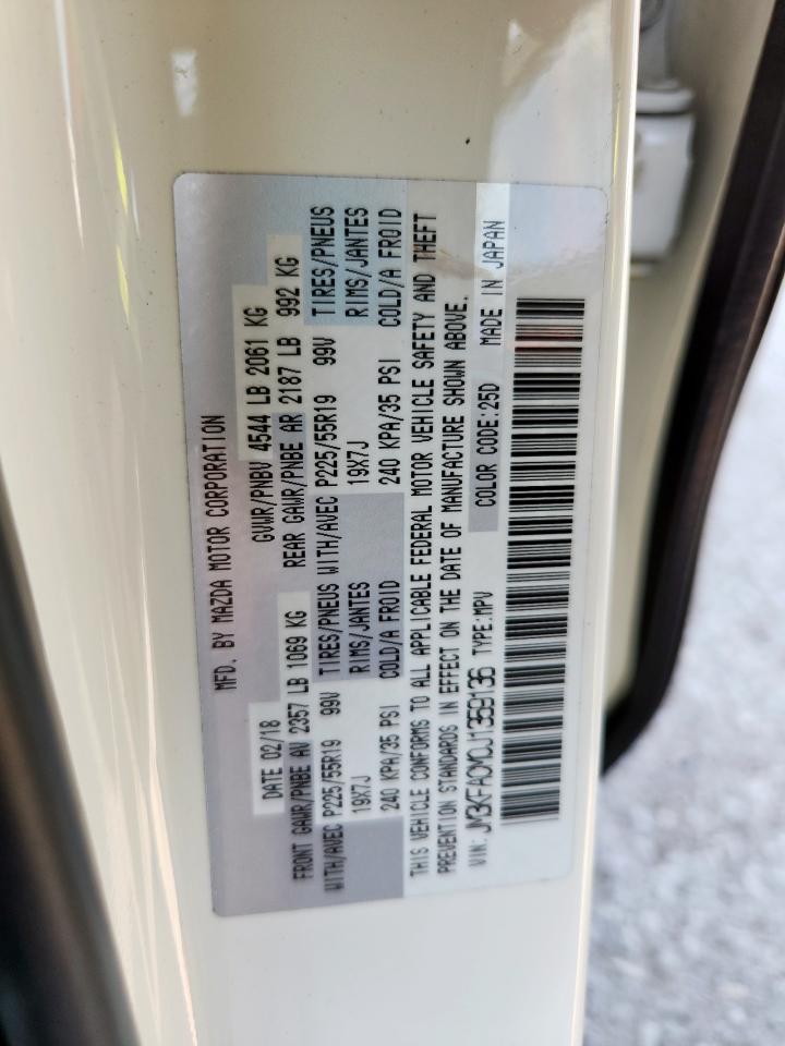 2018 Mazda Cx-5 Touring VIN: JM3KFACM0J1359136 Lot: 80482195