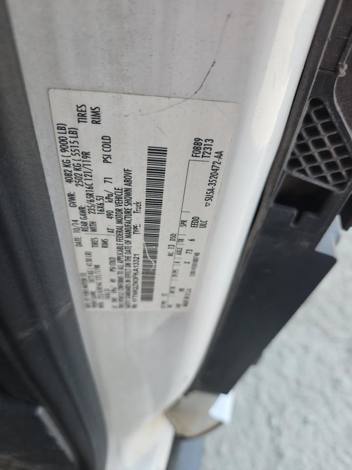 2015 Ford Transit T-250 VIN: 1FTNR2ZM3FKA13321 Lot: 81108065