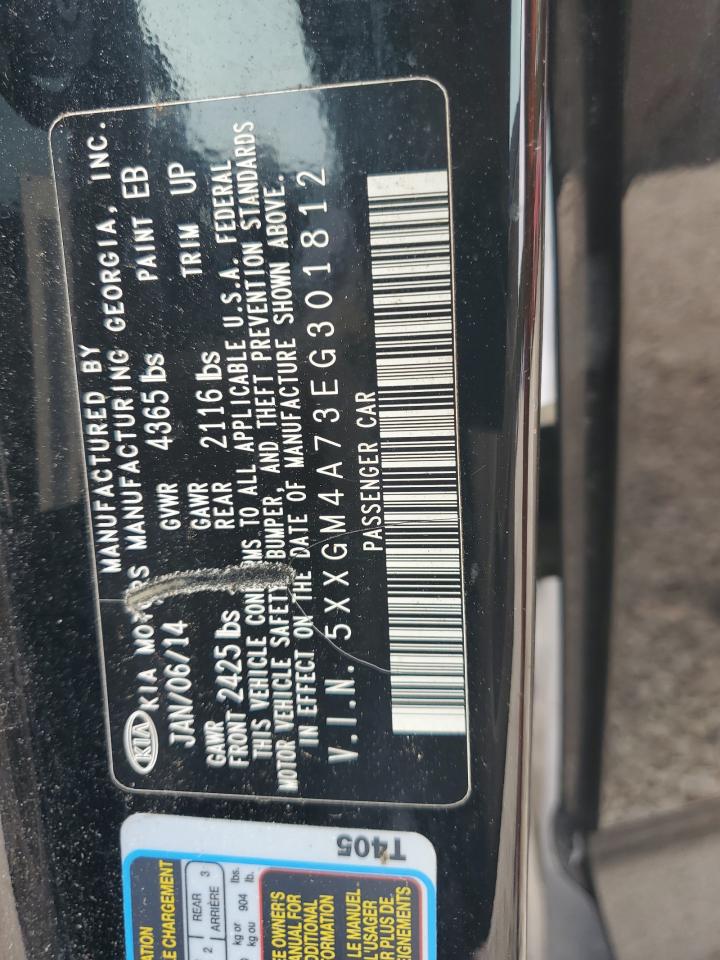 2014 Kia Optima Lx VIN: 5XXGM4A73EG301812 Lot: 71975735