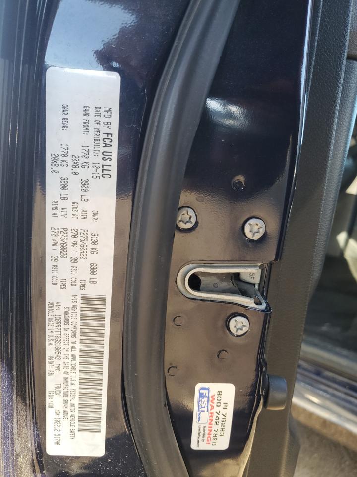 2016 Ram 1500 Slt VIN: 1C6RR7TT0GS160543 Lot: 84180675