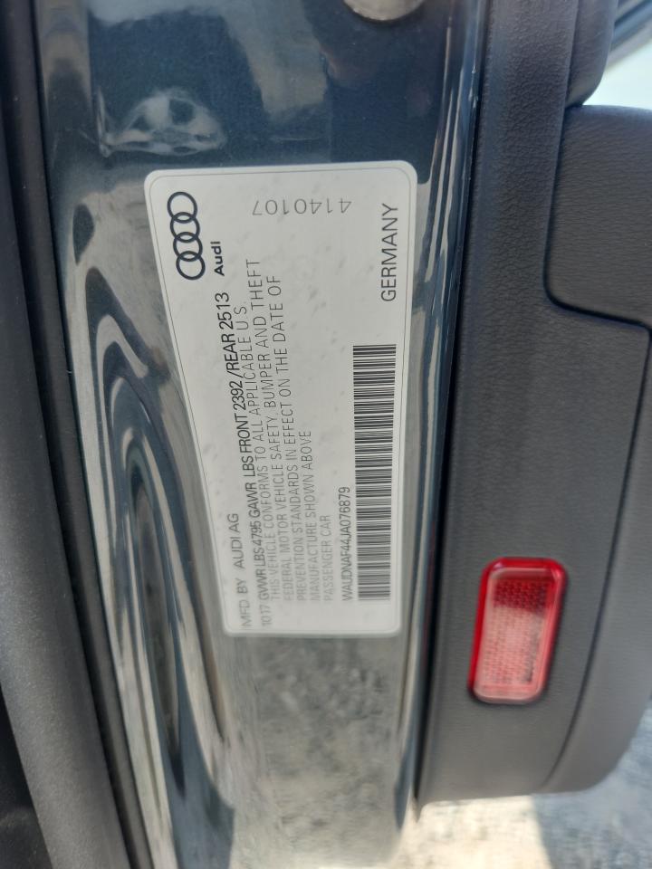 2018 Audi A4 Premium VIN: WAUDNAF44JA076879 Lot: 81318665