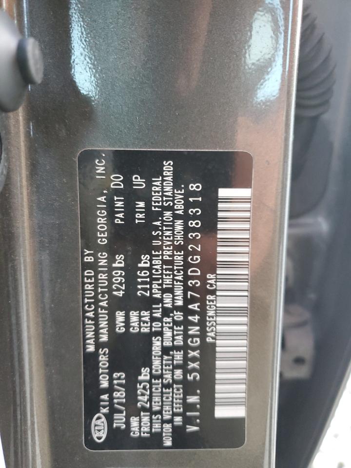 2013 Kia Optima Ex VIN: 5XXGN4A73DG238318 Lot: 71395915
