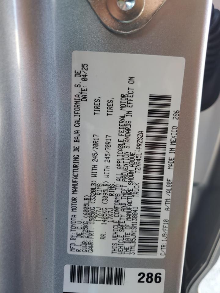 2025 Toyota Tacoma Double Cab VIN: 3TMLB5JN1SM138841 Lot: 81445365