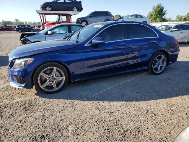  MERCEDES-BENZ C-CLASS 2018 Синий