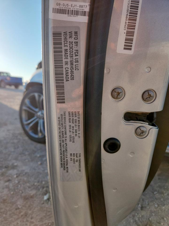 2021 Dodge Challenger R/T VIN: 2C3CDZBT6MH546420 Lot: 81616845