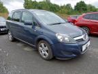 2010 VAUXHALL ZAFIRA EXCLUSIV for sale at Copart SANDTOFT