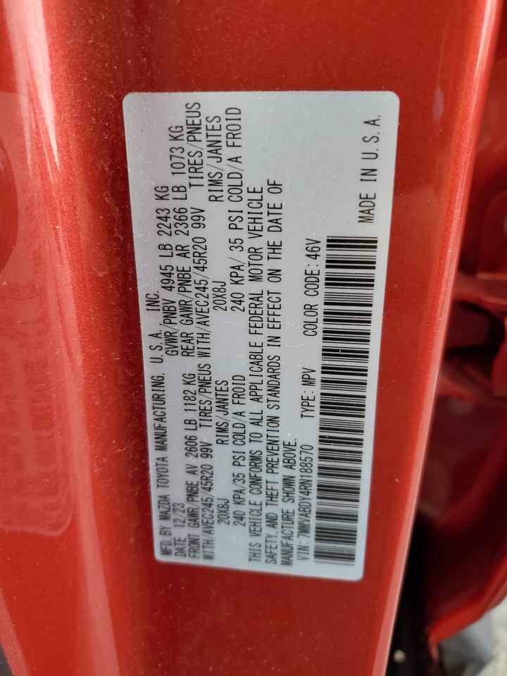 2024 Mazda Cx-50 Premium VIN: 7MMVABDY4RN188570 Lot: 81279215