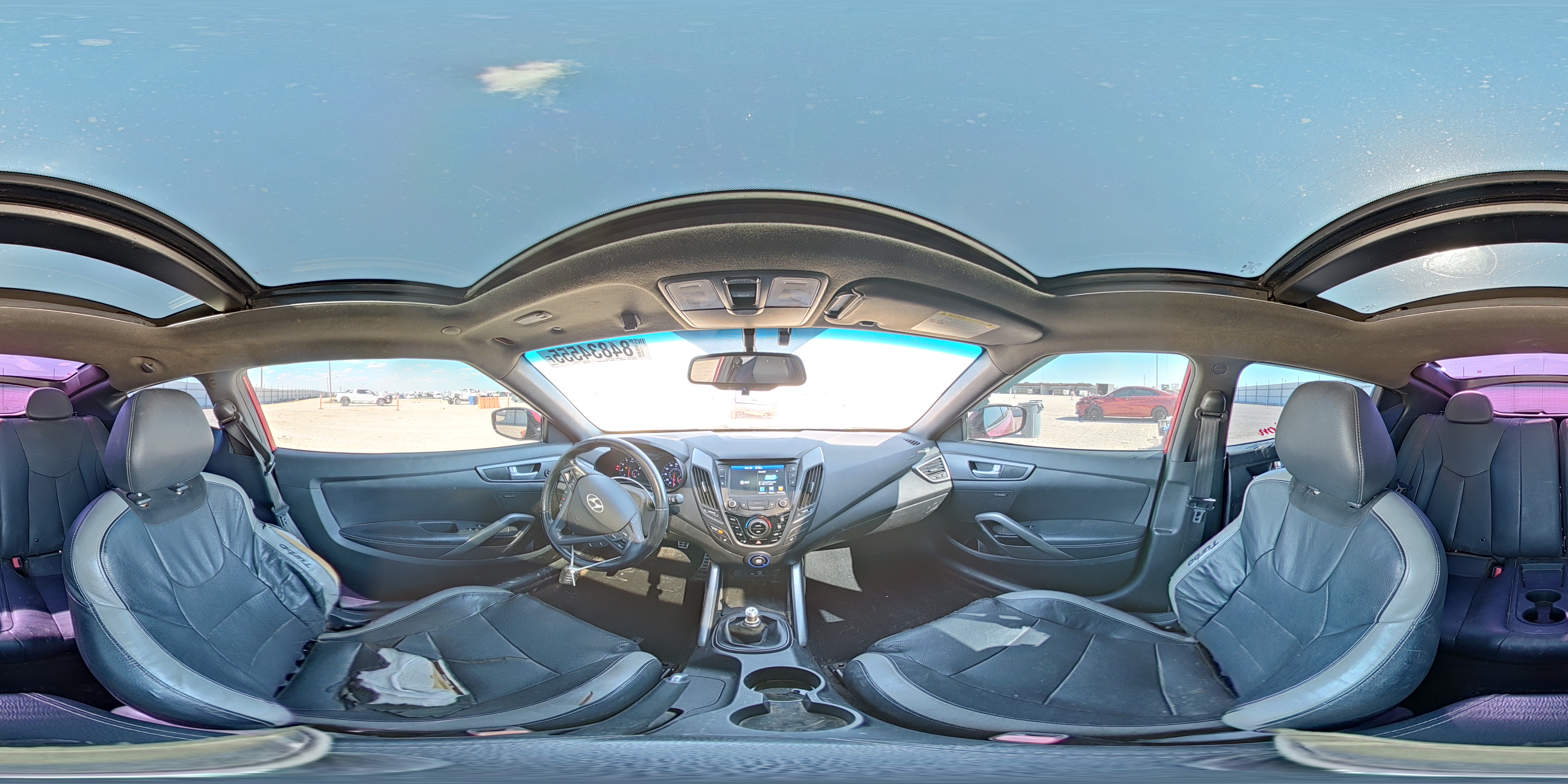 2016 Hyundai Veloster Turbo VIN: KMHTC6AE9GU292537 Lot: 84834555