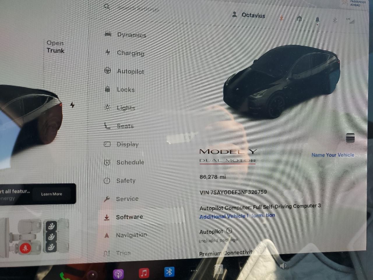 2022 Tesla Model Y VIN: 7SAYGDEF3NF326759 Lot: 81555675