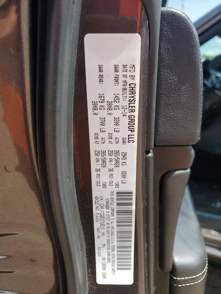 2015 Jeep Grand Cherokee Overland VIN: 1C4RJFCG6FC718210 Lot: 70951405