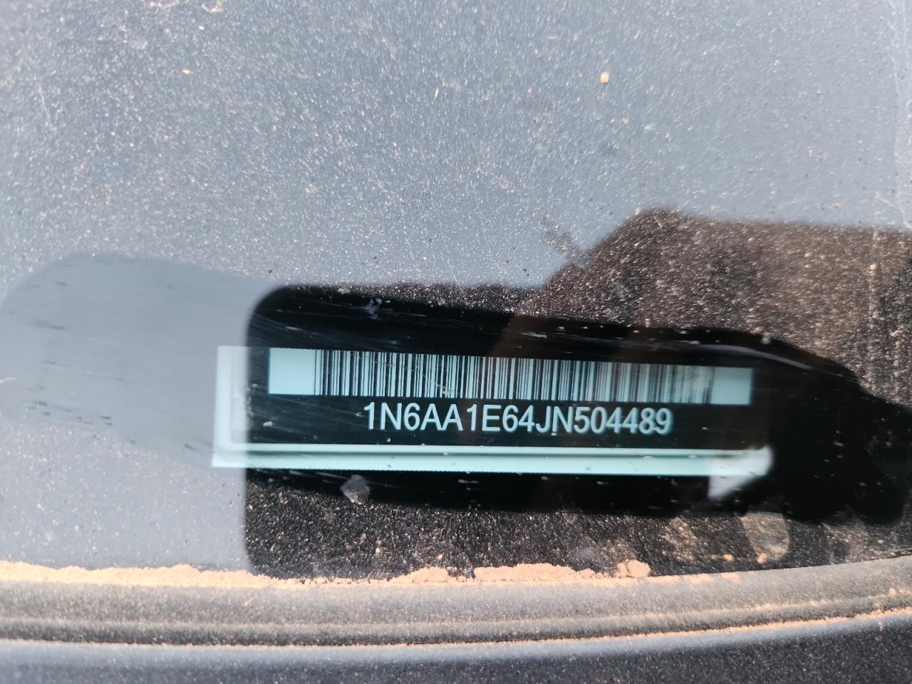 2018 Nissan Titan Sv VIN: 1N6AA1E64JN504489 Lot: 81207855