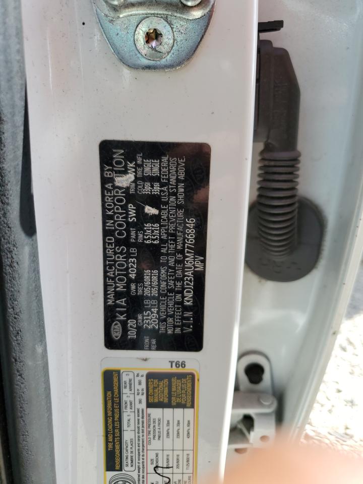 2021 Kia Soul Lx VIN: KNDJ23AU6M7766846 Lot: 80625175