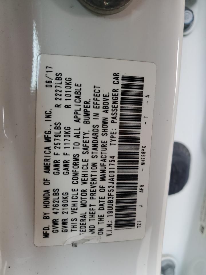 2018 Acura Tlx Tech VIN: 19UUB3F53JA001754 Lot: 84646805