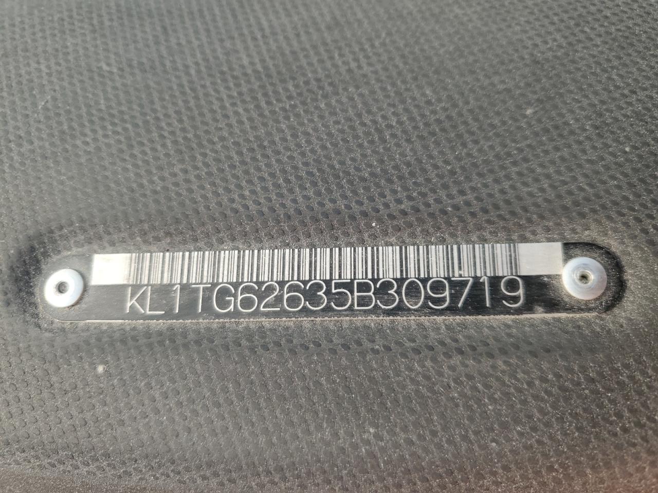 2005 Chevrolet Aveo Lt VIN: KL1TG62635B309719 Lot: 71490495