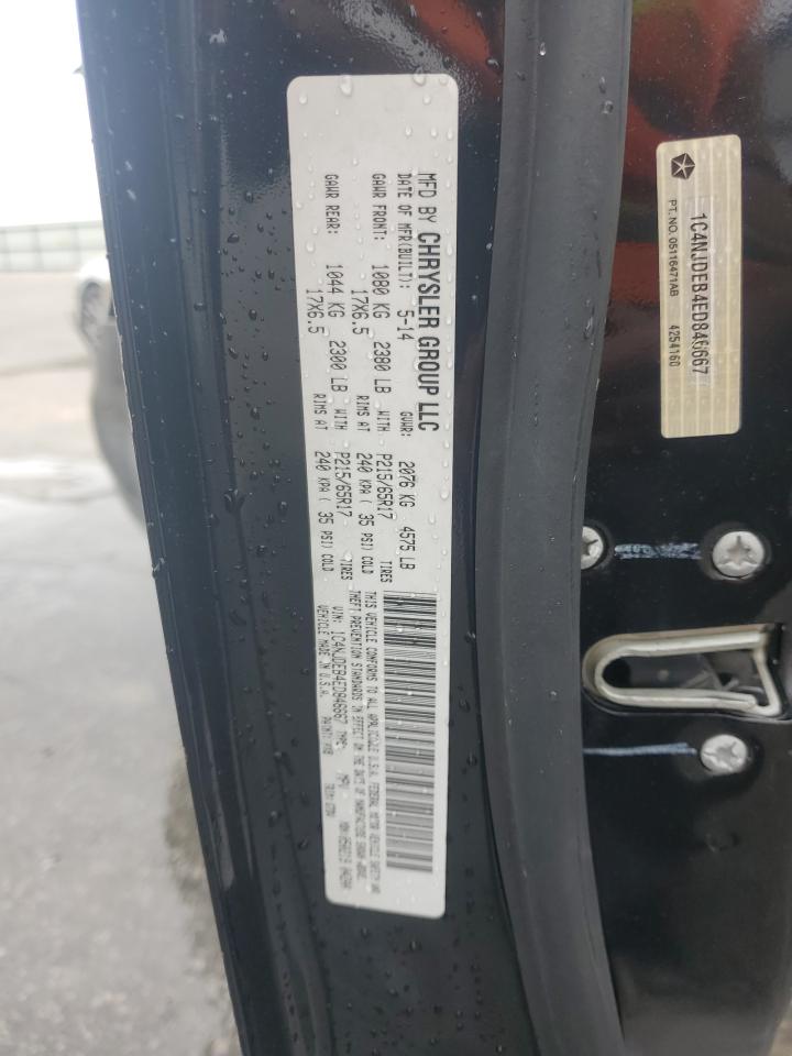 2014 Jeep Compass Latitude VIN: 1C4NJDEB4ED846667 Lot: 80203185