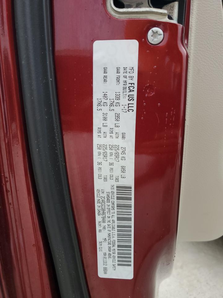 2017 Dodge Grand Caravan Sxt VIN: 2C4RDGCG8HR678400 Lot: 81444805