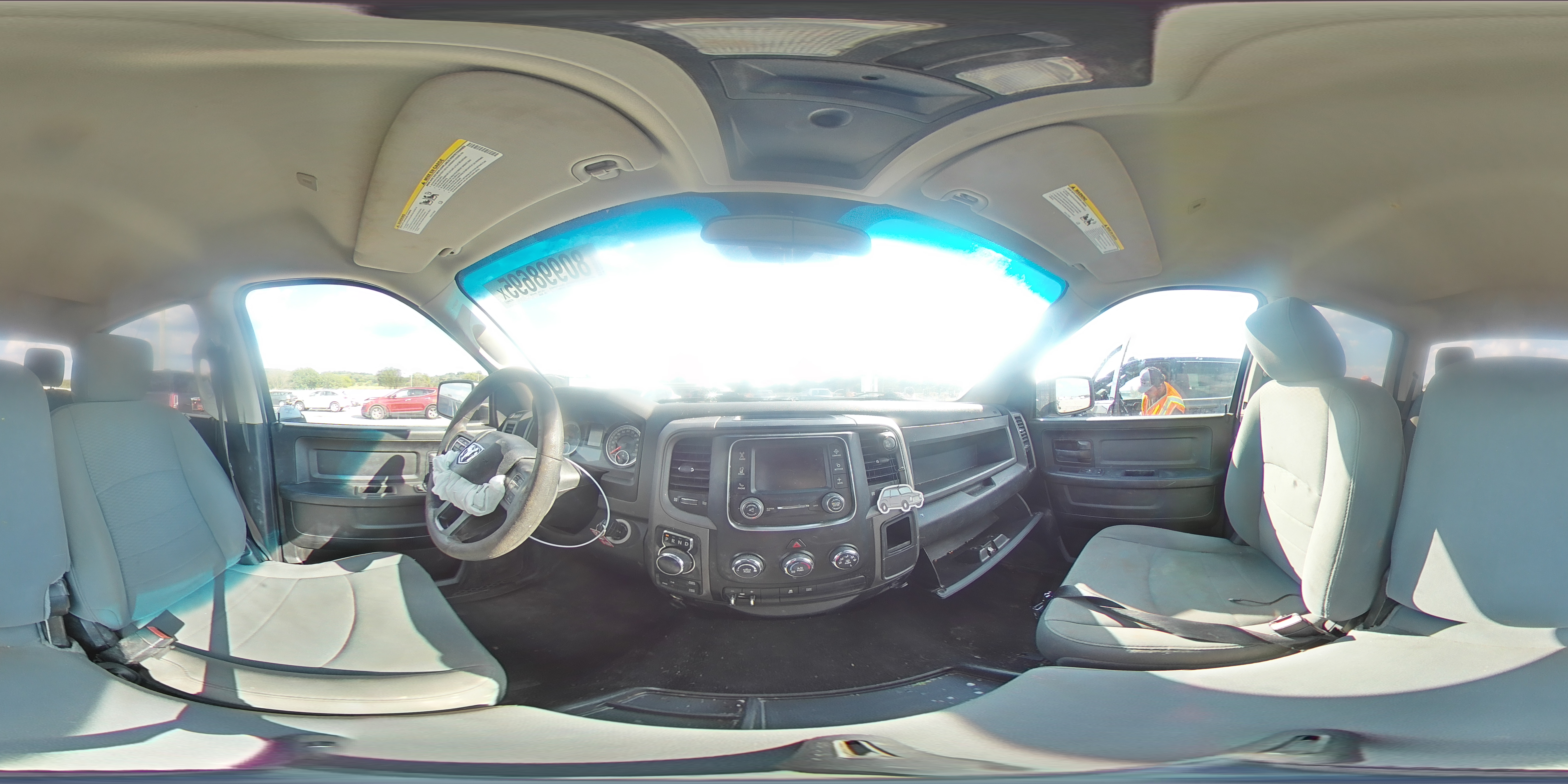 2019 Ram 1500 Classic Tradesman VIN: 1C6RR7KG7KS658302 Lot: 80998695