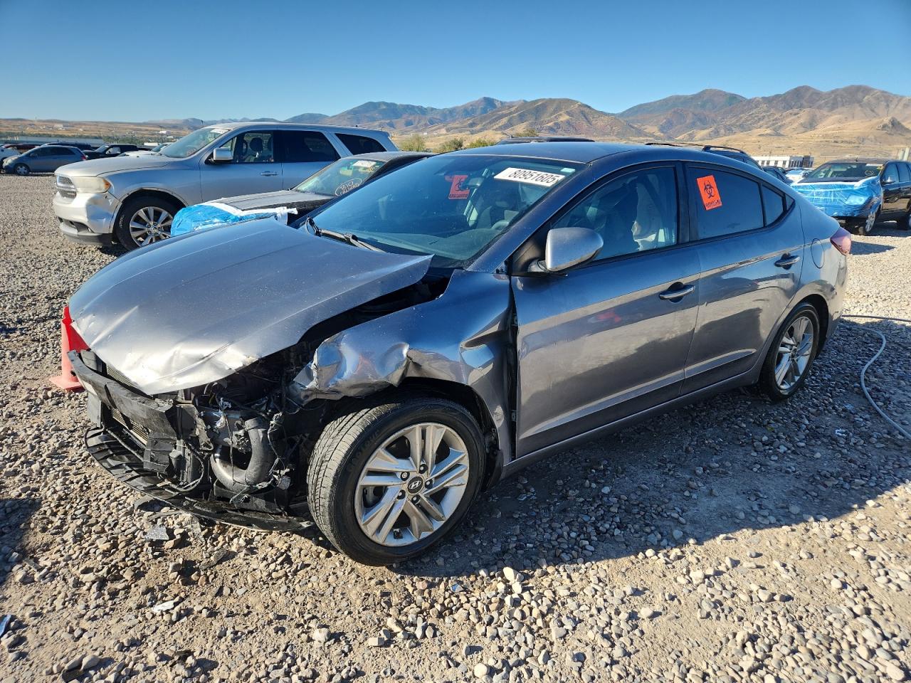 2019 Hyundai Elantra Sel VIN: KMHD84LF4KU878250 Lot: 80951605