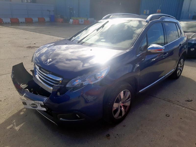 2015 PEUGEOT 2008 1.2 VTI ALLURE 5DR for sale at Copart ROCHFORD