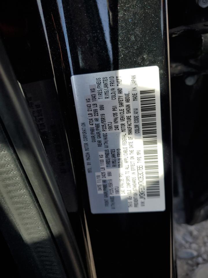 2019 Mazda Cx-5 Grand Touring VIN: JM3KFBDM7K0530766 Lot: 71643035