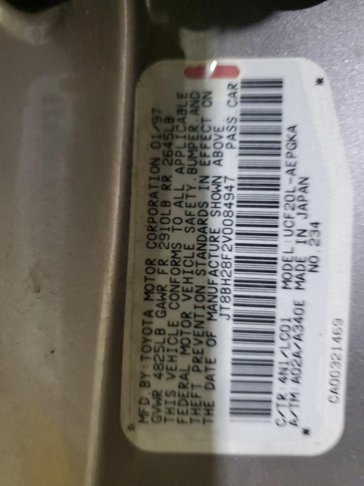 1997 Lexus Ls 400 VIN: JT8BH28F2V0084947 Lot: 70637275