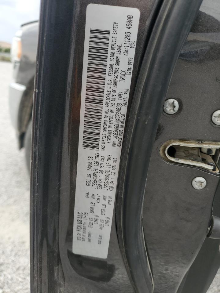 2019 Ram 3500 Tradesman VIN: 3C63RRGL0KG724638 Lot: 71116695