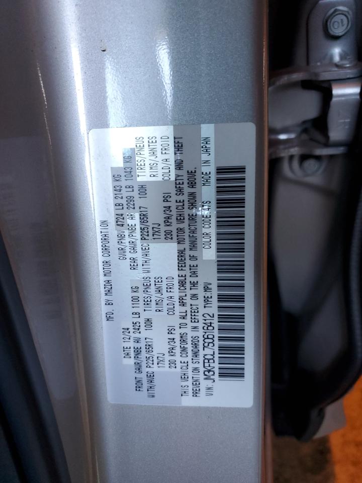 2025 Mazda Cx-5 Preferred VIN: JM3KFBCL7S0616412 Lot: 81680905