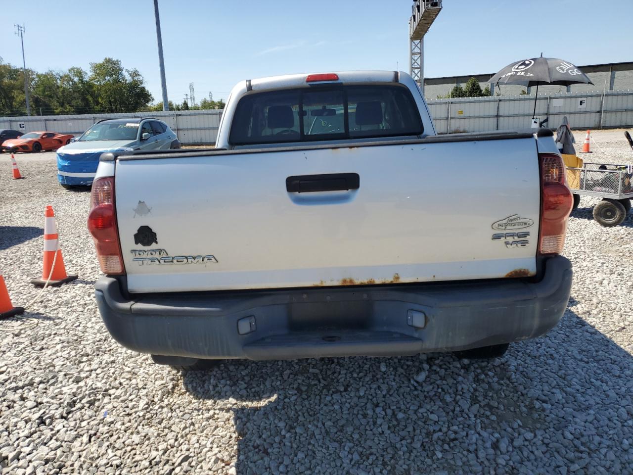 2007 Toyota Tacoma Access Cab VIN: 5TEUU42N07Z351345 Lot: 72082835
