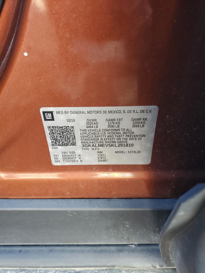 2019 GMC Terrain Sle VIN: 3GKALMEV5KL291810 Lot: 81822855