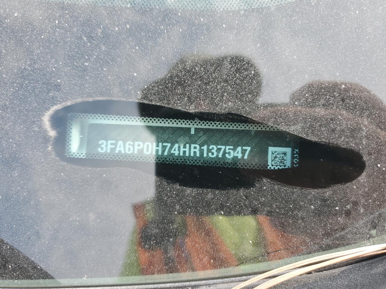 2017 Ford Fusion Se VIN: 3FA6P0H74HR137547 Lot: 81075185