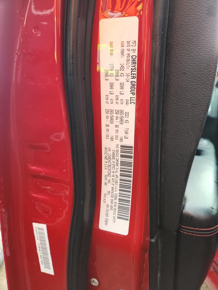 2014 Dodge Durango R/T VIN: 1C4SDHCT9EC972462 Lot: 80946445