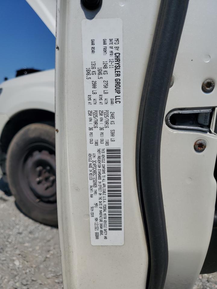 2012 Dodge Journey Se VIN: 3C4PDCAB5CT232069 Lot: 80660045