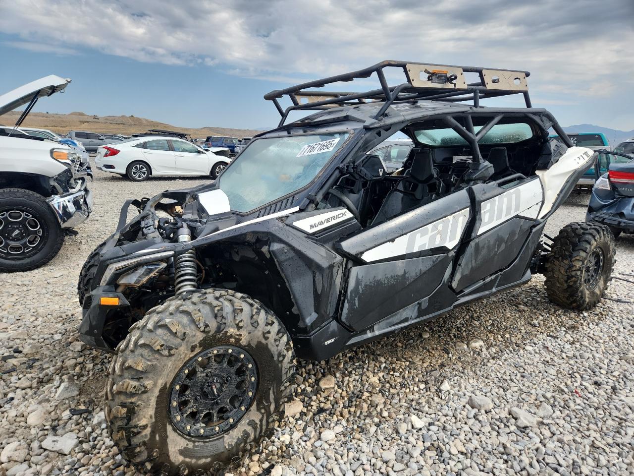 2019 Canam Maverick Max white null gas 3JBVMAY25KK000533 photo #3