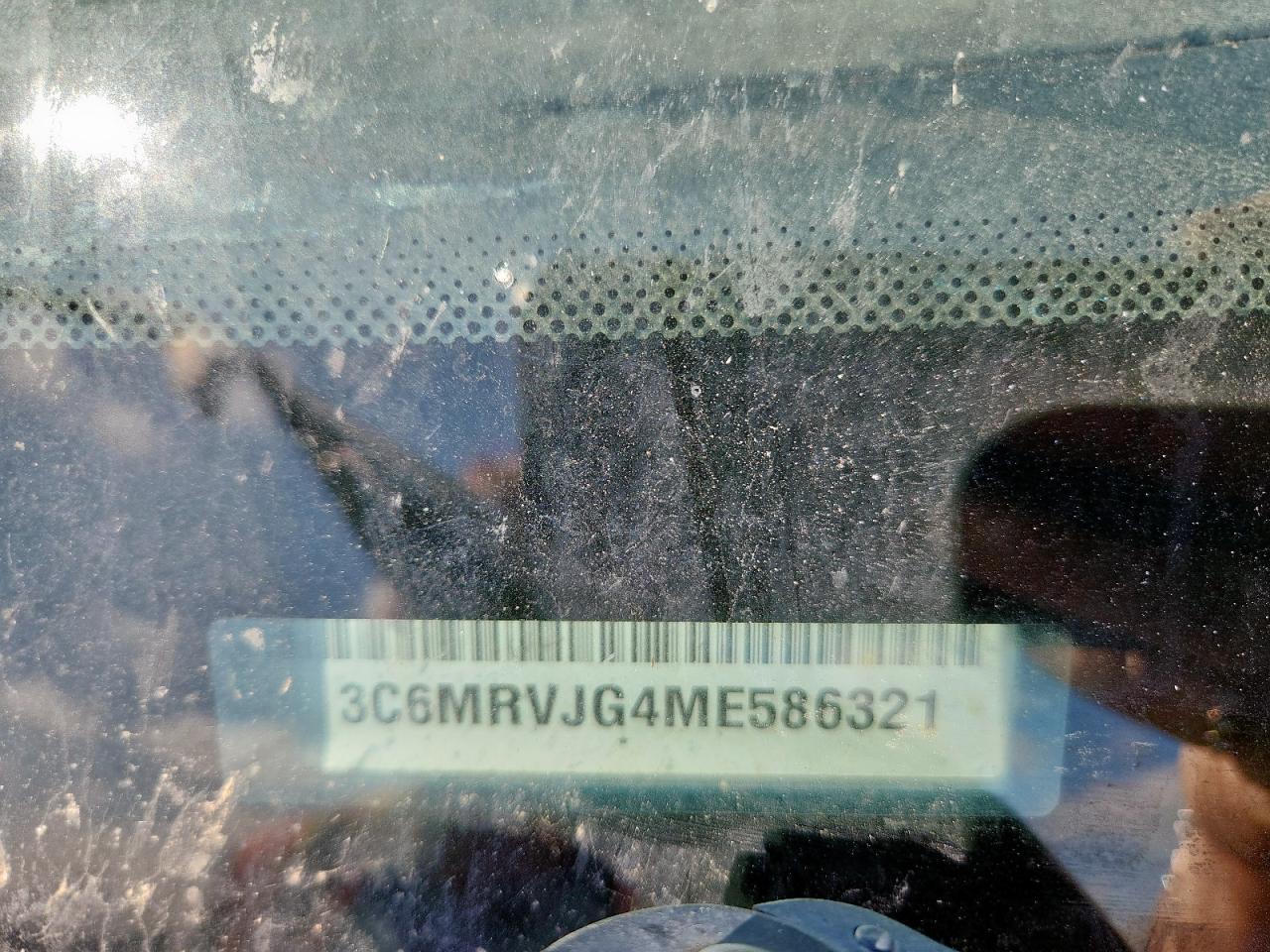 2021 Ram Promaster 3500 3500 High VIN: 3C6MRVJG4ME586321 Lot: 71692465