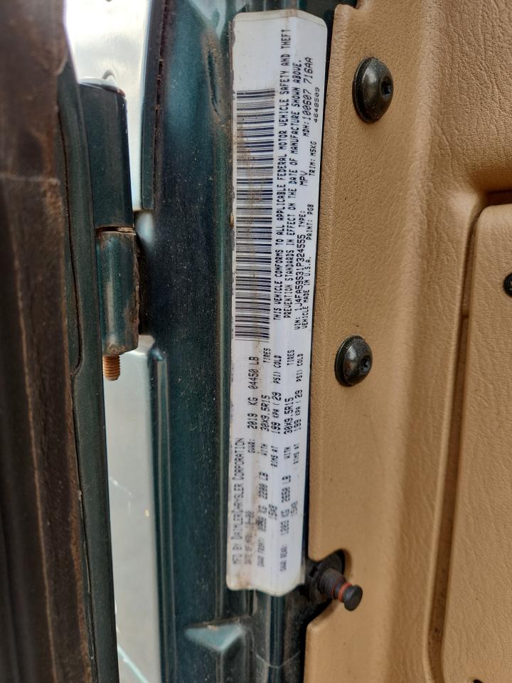 2001 Jeep Wrangler / Tj Sahara VIN: 1J4FA59S31P324555 Lot: 84462425