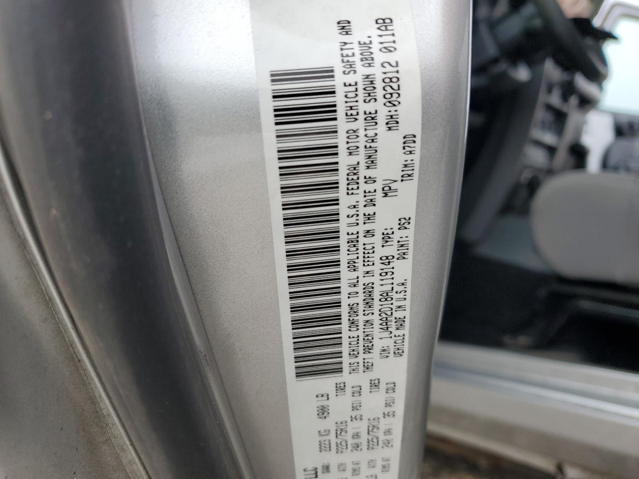 2010 Jeep Wrangler Sport VIN: 1J4AA2D18AL119148 Lot: 81383815