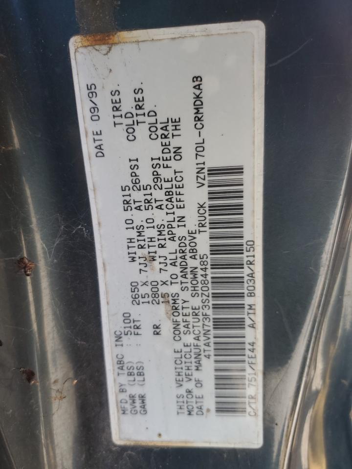 1995 Toyota Tacoma Xtracab VIN: 4TAVN73F3SZ084485 Lot: 71719845