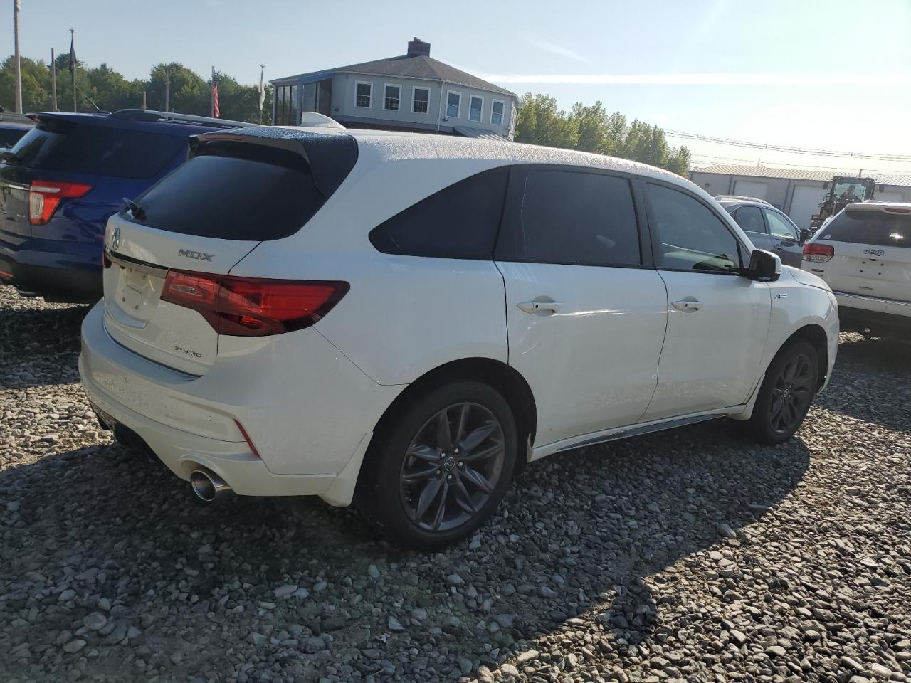 2019 Acura Mdx A-Spec white null gas 5J8YD4H08KL005484 photo #4