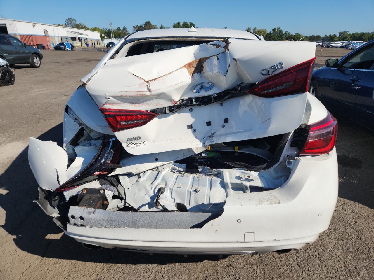 2021 Infiniti Q50 Luxe VIN: JN1EV7BR6MM750581 Lot: 70803855