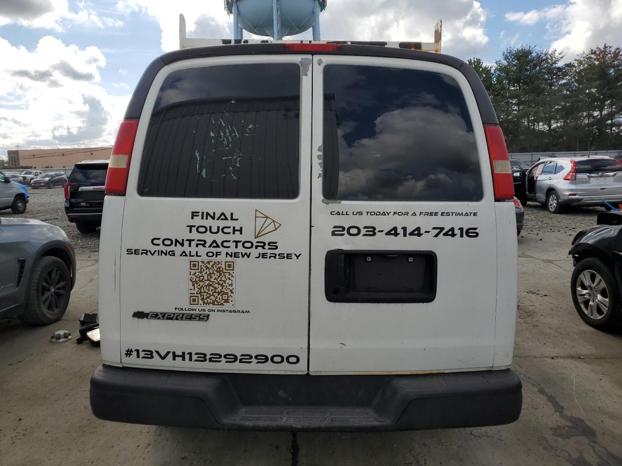 2008 Chevrolet Express G1500 VIN: 1GCFG15X581189137 Lot: 70954565