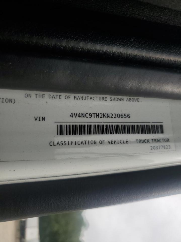 2019 Volvo Vnl Semi Truck VIN: 4V4NC9TH2KN220656 Lot: 80440895