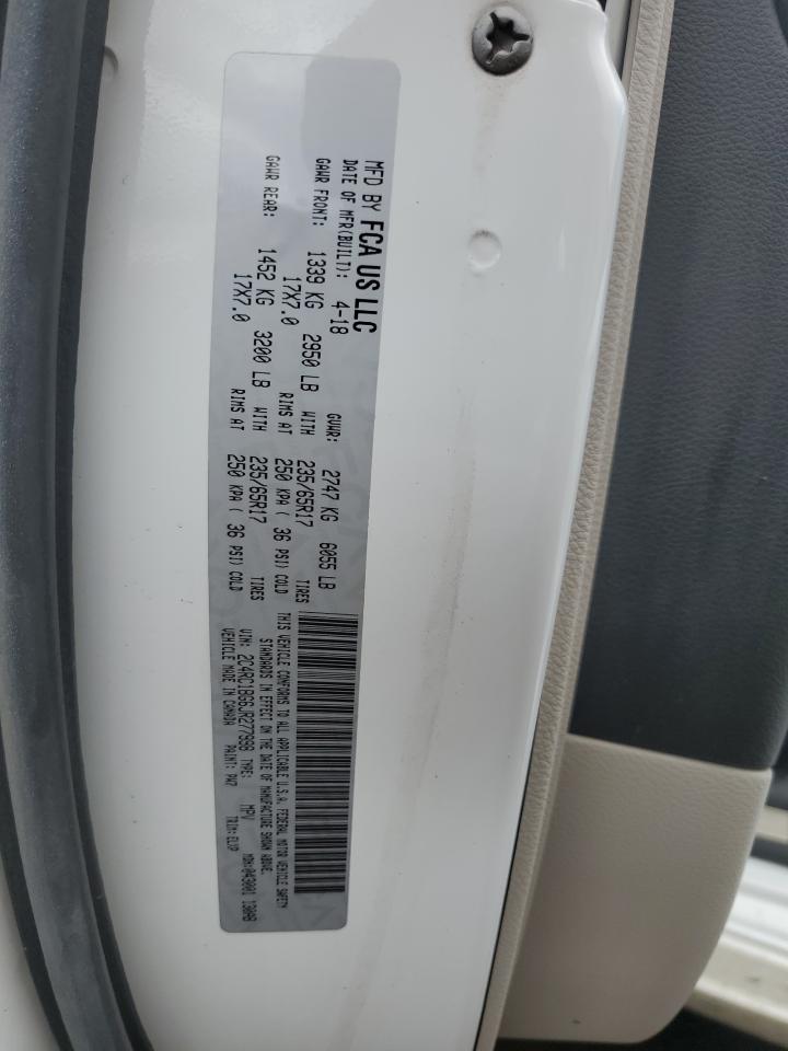 2018 Chrysler Pacifica Touring L VIN: 2C4RC1BG6JR277998 Lot: 81094755