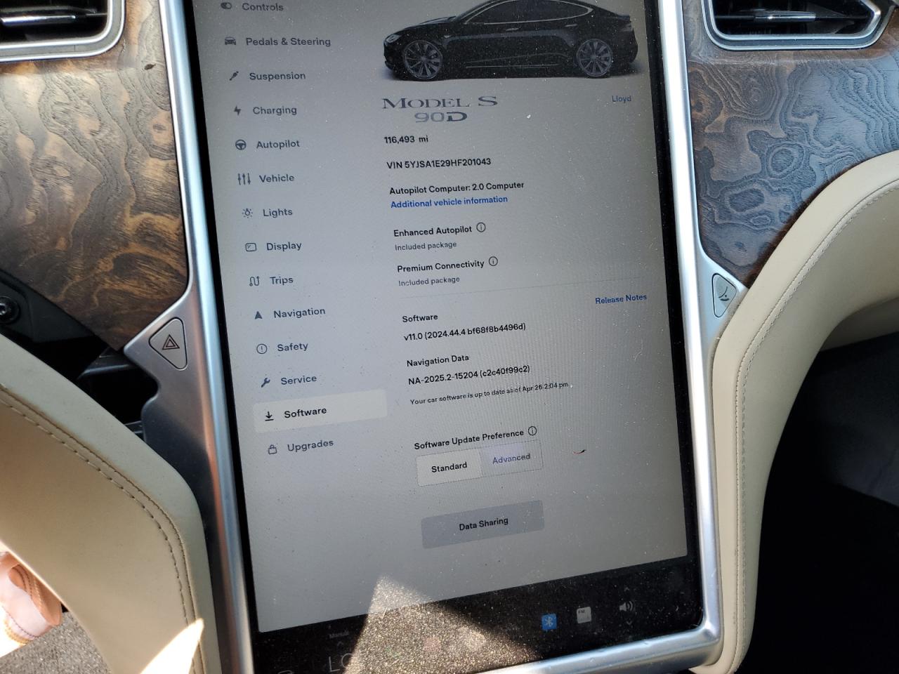 2017 Tesla Model S VIN: 5YJSA1E29HF201043 Lot: 65980995