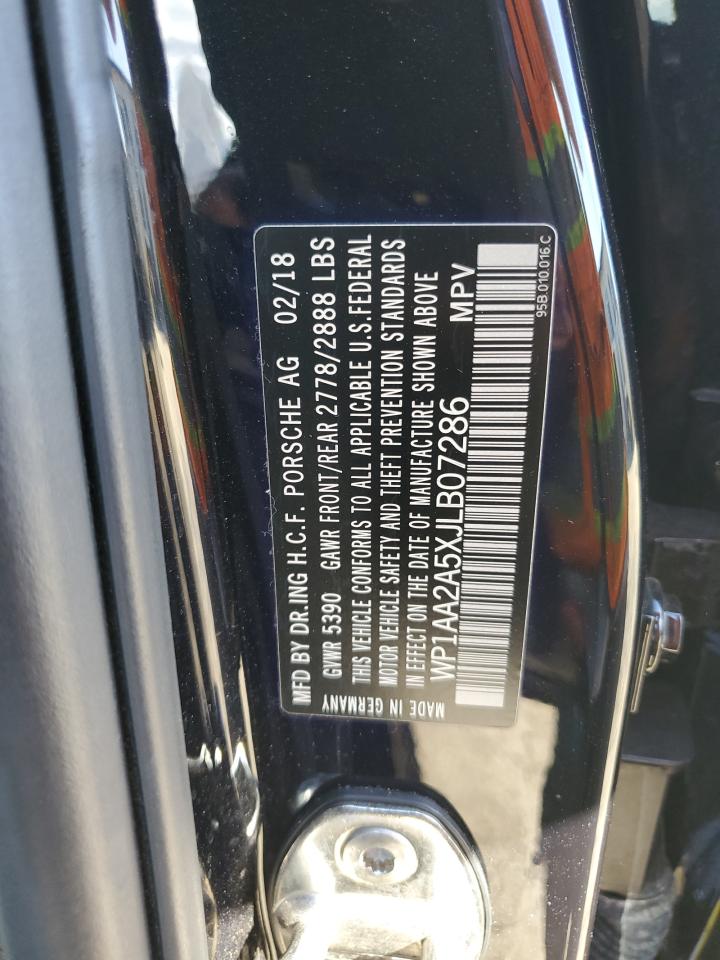 2018 Porsche Macan VIN: WP1AA2A5XJLB07286 Lot: 82153645