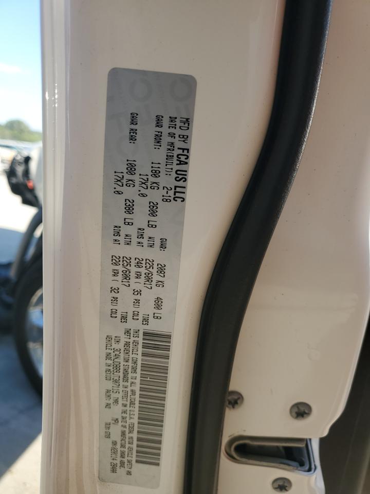 2018 Jeep Compass Latitude VIN: 3C4NJDBB9JT307115 Lot: 83821035